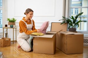 Flyttstädning – Packar upp i nytt hem